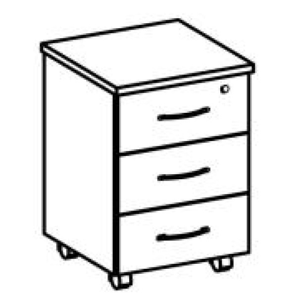 Тумба подкатная м6021