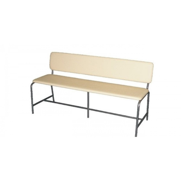 Скамья со спинкой, 3-х местная, мягкая